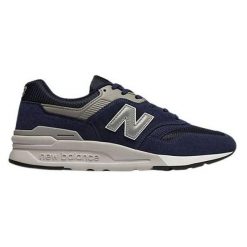 Buty do chodzenia męskie New Balance 997. Szare buty do biegania męskie New Balance, bez wzorów, z materiału, bez zapięcia, do biegania. Za 461.95 zł.