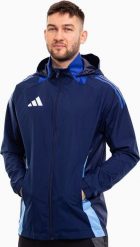 Kurtka męska Adidas Kurtka męska adidas Tiro 24 Competition All-Weather niebieska IR9520 2XL. Niebieskie kurtki męskie ADIDAS, m, bez wzorów, bez ramiączek, bez kaptura. Za 274.77 zł.