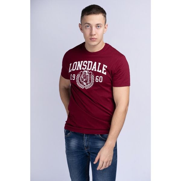 Koszulka Lonsdale Staxigoe. Białe t-shirty sportowe męskie Lonsdale, bez wzorów, sportowe, bez ramiączek. Za 109.00 zł.