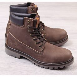 Big Star Trapery męskie skórzane brązowe r. 42 (BB174146). Buty zimowe męskie marki Big Star. Za 165.00 zł.