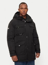 KARL LAGERFELD Parka 455003 544515 Czarny Regular Fit. Czarne parki męskie KARL LAGERFELD, m, bez wzorów, z syntetyku, bez kaptura. Za 1,979.00 zł.