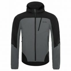 Męska kurtka softshell Kilpi NEATRIL-M. Szare kurtki softshell męskie Kilpi, m, bez wzorów, z softshellu, bez kaptura, trekkingowe. Za 273.99 zł.