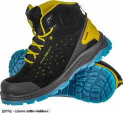 Buty trekkingowe męskie Reis BCHARPOON-T S1PS SR FO - Trzewiki męskie ze skóry zamszowej HARPOON kompozytowy podnosek podeszwa antypoślizgowa, olejood. Buty trekkingowe męskie Reis, bez wzorów, ze skóry, bez zapięcia. Za 168.46 zł.