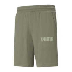 Shorty Męskie Modern Basics. Zielone szorty męskie Puma, bez wzorów. Za 122.99 zł.