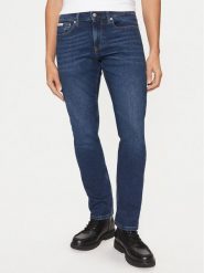 Calvin Klein Jeans Jeansy J30J326530 Granatowy Slim Fit. Niebieskie jeansy męskie Calvin Klein Jeans, bez wzorów, z bawełny. Za 249.99 zł.