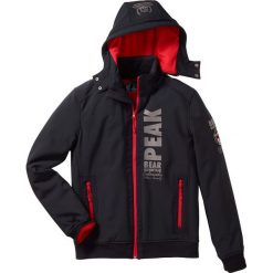 Kurtka softshell Regular Fit bonprix czarny. Kurtki męskie marki bonprix. Za 89.99 zł.