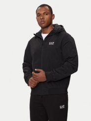 EA7 Emporio Armani Kurtka przejściowa 8NPB21 PNFZZ 1200 Czarny Regular Fit. Czarne kurtki męskie EA7 Emporio Armani, m, bez wzorów, z syntetyku, bez ramiączek, bez kaptura. Za 661.80 zł.