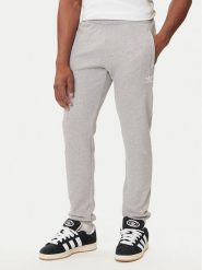 Adidas Spodnie dresowe Trefoil Essentials JY6271 Szary Slim Fit. Szare spodnie dresowe męskie ADIDAS, bez wzorów, z bawełny. Za 179.99 zł.