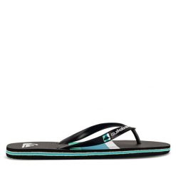 Japonki Quiksilver. Czarne klapki i japonki męskie Quiksilver, bez wzorów. Za 79.99 zł.