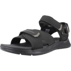 Sandały SKECHERS GO CONSISTENT SANDAL Czarny. Czarne sandały męskie Skechers, z tkaniny, bez zapięcia. Za 290.00 zł.