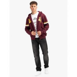 Bluza z kapturem Lonsdale Darfield. Czerwone bluzy z kapturem męskie Lonsdale, m, bez wzorów, z kapturem. Za 305.00 zł.