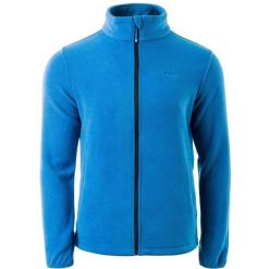 Polar męski Hi-Tec Henis - niebieski, Rozmiar L. Niebieskie bluzy z polaru męskie Hi-tec, l, bez wzorów, z materiału, bez ramiączek, bez kaptura. Za 104.99 zł.