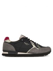 Pepe Jeans Sneakersy Brit Prints M PMS400002 Szary. Szare buty sportowe na co dzień męskie Pepe Jeans, m, bez wzorów, z jeansu, bez ramiączek, bez kaptura. Za 409.99 zł.