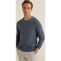 Mango Man - Sweter Toxic. Szare swetry męskie Mango Man, z bawełny, z okrągłym kołnierzem. Za 199.90 zł.