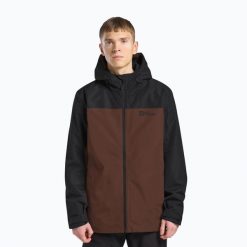 Kurtka 3w1 męska Jack Wolfskin Taubenberg 3In1. Brązowe kurtki męskie Jack Wolfskin, m, bez wzorów, sportowe, bez ramiączek, bez kaptura. Za 679.99 zł.