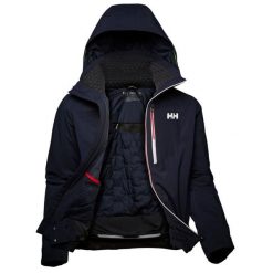 Kurtka narciarska Helly Hansen alpha lifaloft. Niebieskie kurtki narciarskie i snowboardowe męskie Helly Hansen, na zimę, m, bez wzorów, bez kaptura, narciarskie. Za 2,342.00 zł.