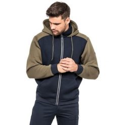 Bluza piankowa HELBOS AVACORE w kolorze granatowo-oliwkowym. Niebieskie bluzy nierozpinane męskie AVACORE, m, bez wzorów, bez ramiączek, bez kaptura. W wyprzedaży za 139.00 zł.