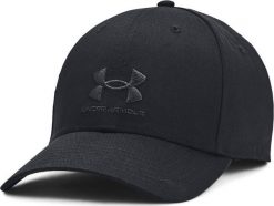 Under Armour Czapka męska UNDER ARMOUR z daszkiem Branded Adjustable Czarna. Czarne czapki męskie Under Armour, bez wzorów. Za 88.04 zł.