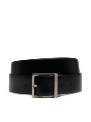 Calvin Klein Pasek Męski Adj/Rev Sleek Square 35Mm K50K512836 Czarny. Czarne paski męskie Calvin Klein, bez wzorów, ze skóry. Za 169.99 zł.