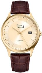 Zegarek męski Pierre Ricaud P97262.1B61Q brązowy. Brązowe zegarki męskie Pierre Ricaud. Za 395.00 zł.