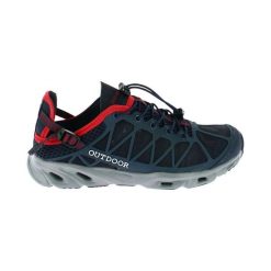 Buty turystyczne amfibijne Élémenterre Colca. Niebieskie buty trekkingowe męskie Elementerre, bez wzorów, sportowe, bez obcasa, bez zapięcia. Za 273.50 zł.