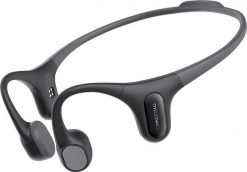 Słuchawki Mojawa Run Plus IP68 - wodoszczelne bezprzewodowe słuchawki z przewodzeniem kostnym (black). Czarne słuchawki bluetooth NoName. Za 678.00 zł.