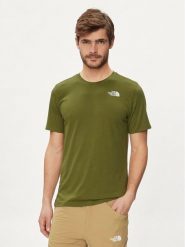 The North Face T-Shirt Foundation Mountain Lines NF0A8830 Zielony Regular Fit. Zielone t-shirty sportowe męskie The North Face, m, bez wzorów, z bawełny, sportowe, bez ramiączek. Za 109.99 zł.