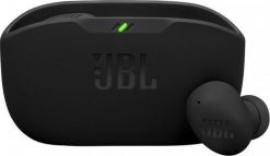 Słuchawki JBL Wave Buds 2 black. Czarne słuchawki douszne JBL. Za 253.26 zł.