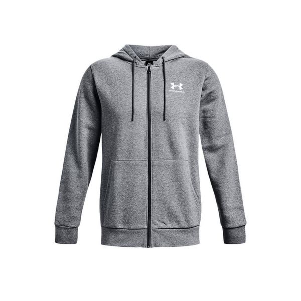 Bluza z kapturem z pełnym zamkiem błyskawicznym Under Armour Essential Fleece. Białe bluzy z kapturem męskie Under Armour, m, bez wzorów, z bawełny, z kapturem. Za 311.70 zł.
