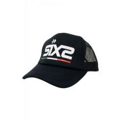 Czapka Trucker Sixs. Czarne czapki męskie SIXS, bez wzorów, z poliesteru, sportowe. Za 147.50 zł.