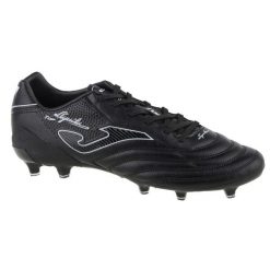 Buty piłkarskie Joma Aguila Top FG. Czarne buty treningowe męskie Joma, bez wzorów, z materiału, bez zapięcia, do piłki nożnej. Za 249.99 zł.