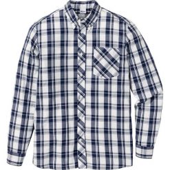 Koszula z długim rękawem Regular Fit bonprix indygo w kratę. Niebieskie koszule męskie bonprix, z długim rękawem. Za 49.99 zł.
