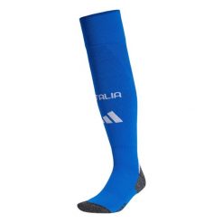 Getry Italy 24 Home. Niebieskie legginsy męskie ADIDAS, bez wzorów, z materiału, do piłki nożnej. Za 109.00 zł.
