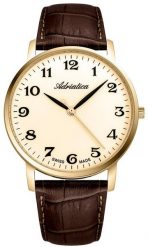 Zegarek męski Adriatica A1287.1221QN brązowy. Brązowe zegarki męskie Adriatica. Za 740.00 zł.