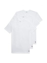 Polo Ralph Lauren Komplet t-shirtów 714936903001 Biały Slim Fit. Białe koszulki polo męskie Polo Ralph Lauren, m, bez wzorów, z bawełny, bez kołnierzyka, bez ramiączek. Za 249.99 zł.