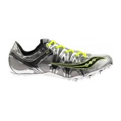Buty do biegania męskie Saucony Showdown. Szare buty do biegania męskie Saucony, bez wzorów, z materiału, bez zapięcia, do biegania. Za 389.99 zł.