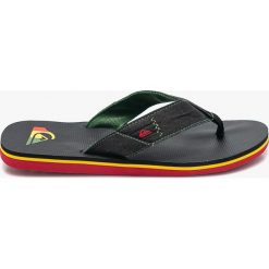Quiksilver - Japonki. Brązowe klapki i japonki męskie Quiksilver, z gumy. W wyprzedaży za 69.90 zł.