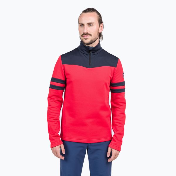 Longsleeve termoaktywny męski Rossignol Resort 12 Zip. Czerwone bielizna termoaktywna męska Rossignol, m, bez wzorów, bez ramiączek, narciarskie. Za 499.99 zł.