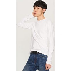 Koszulka z długim rękawem - Biały. T-shirty męskie marki Reserved. W wyprzedaży za 14.99 zł.