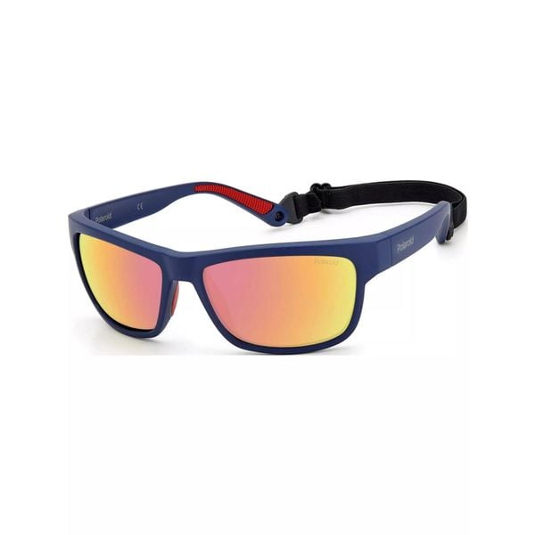 Męskie okulary przeciwsłoneczne z polaryzacją Polaroid Pld 7031/S. Czerwone okulary przeciwsłoneczne męskie Polaroid, bez wzorów, sportowe. W wyprzedaży za 240.15 zł.