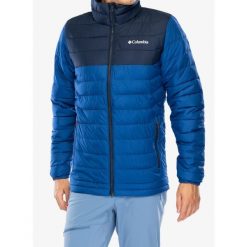 Kurtka ocieplana męska Columbia Powder Lite II Jacket. Niebieskie kurtki męskie Columbia, m, bez wzorów, sportowe, bez ramiączek, bez kaptura. Za 497.70 zł.