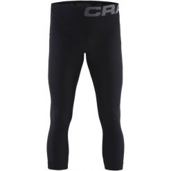 Craft Kalesony Warm Intensity-M Black M. Czarne bielizna termoaktywna męska Craft, z materiału. W wyprzedaży za 129.00 zł.