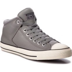 Trampki CONVERSE - Ctas High Street Hi 161472C Mason/BlackEgret. Szare trampki męskie Converse, z gumy, eleganckie. W wyprzedaży za 259.00 zł.