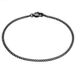 True Rebels Bransoletka Stal nierdzewna Czarny Biżuteria męska 1 ct Męskie. Czarna biżuteria dla mężczyzn True Rebels, z materiału, ze stali. Za 149.99 zł.