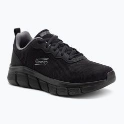 Buty męskie Skechers Bobs Sport B Flex Icy Edge. Czarne buty sportowe na co dzień męskie Skechers, m, bez wzorów, sportowe, bez ramiączek, bez kaptura. Za 229.99 zł.