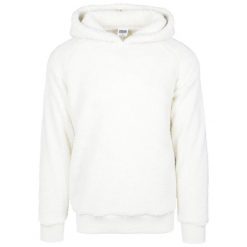 Bluza z kapturem Urban Classic sherpa. Białe bluzy z kapturem męskie Urban Classics, m, bez wzorów, z kapturem. Za 237.00 zł.