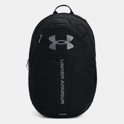 Plecak na laptopa Under Armour Hustle Lite Backpack - black/black/pitch gray. Czarne plecaki męskie Under Armour, bez wzorów. W wyprzedaży za 98.99 zł.