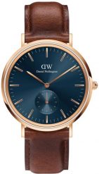 Zegarek męski Daniel Wellington DW00100708 brązowy. Brązowe zegarki męskie Daniel Wellington. Za 683.00 zł.