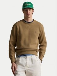 Polo Ralph Lauren Sweter 710766772502 Brązowy Regular Fit. Brązowe kardigany męskie Polo Ralph Lauren, bez wzorów, z bawełny, bez kołnierzyka, bez ramiączek. Za 769.99 zł.