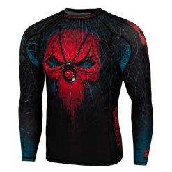 Koszulka sportowa męska Rashguard do MMA EXTREME HOBBY WIDOW. Czarne bielizna termoaktywna męska EXTREME HOBBY, l, bez wzorów, z bawełny, bez ramiączek, do biegania. Za 209.00 zł.